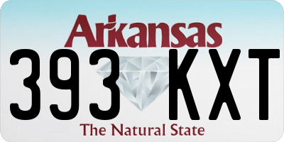 AR license plate 393KXT