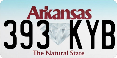 AR license plate 393KYB