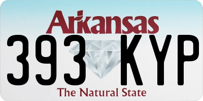 AR license plate 393KYP