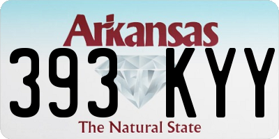 AR license plate 393KYY