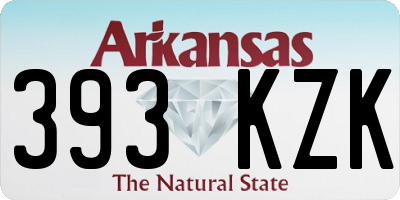 AR license plate 393KZK