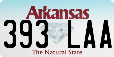 AR license plate 393LAA