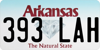 AR license plate 393LAH