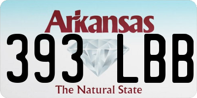 AR license plate 393LBB