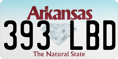 AR license plate 393LBD