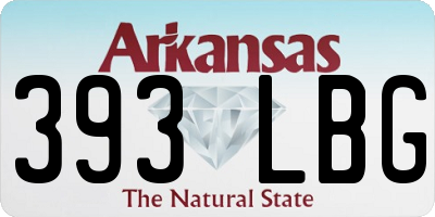 AR license plate 393LBG