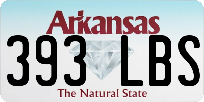 AR license plate 393LBS