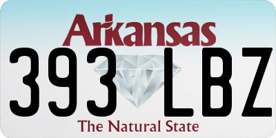 AR license plate 393LBZ