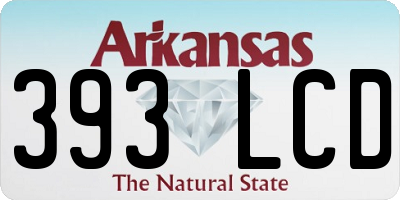 AR license plate 393LCD