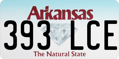 AR license plate 393LCE