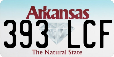 AR license plate 393LCF