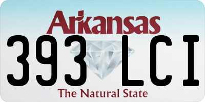 AR license plate 393LCI