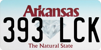 AR license plate 393LCK