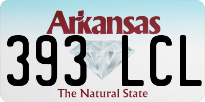 AR license plate 393LCL