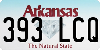 AR license plate 393LCQ