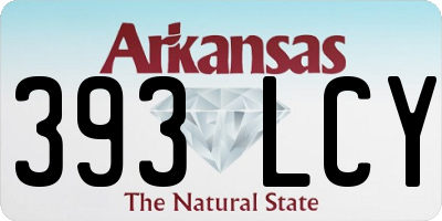 AR license plate 393LCY