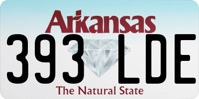 AR license plate 393LDE