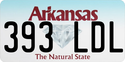 AR license plate 393LDL