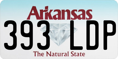 AR license plate 393LDP