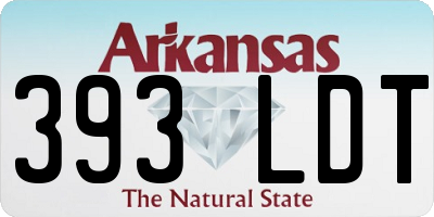 AR license plate 393LDT