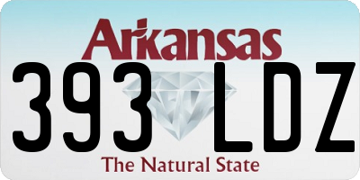 AR license plate 393LDZ