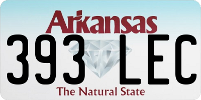 AR license plate 393LEC