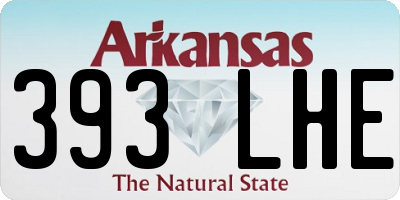 AR license plate 393LHE