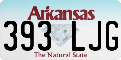 AR license plate 393LJG