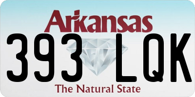 AR license plate 393LQK