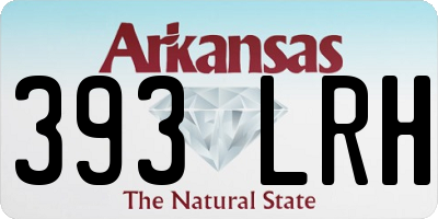 AR license plate 393LRH