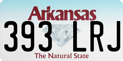 AR license plate 393LRJ