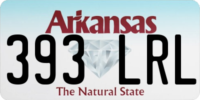 AR license plate 393LRL