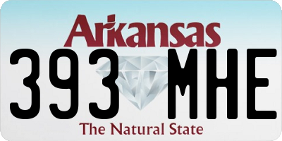 AR license plate 393MHE