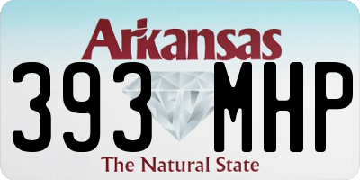 AR license plate 393MHP