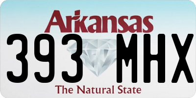 AR license plate 393MHX