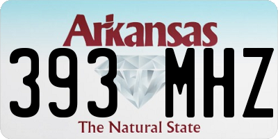 AR license plate 393MHZ
