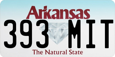 AR license plate 393MIT