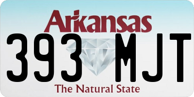 AR license plate 393MJT