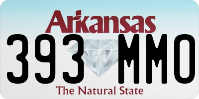 AR license plate 393MMO