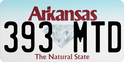 AR license plate 393MTD