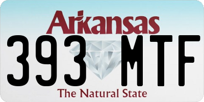 AR license plate 393MTF
