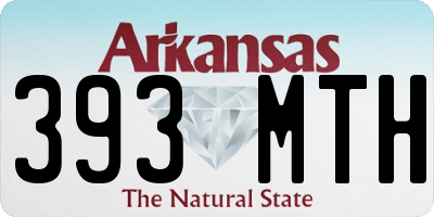 AR license plate 393MTH