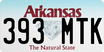 AR license plate 393MTK