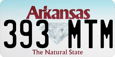AR license plate 393MTM