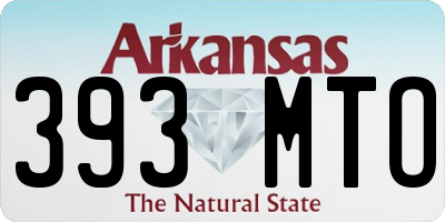 AR license plate 393MTO