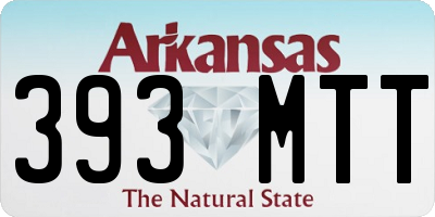 AR license plate 393MTT