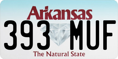 AR license plate 393MUF
