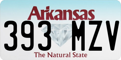 AR license plate 393MZV