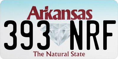 AR license plate 393NRF