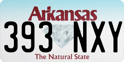 AR license plate 393NXY